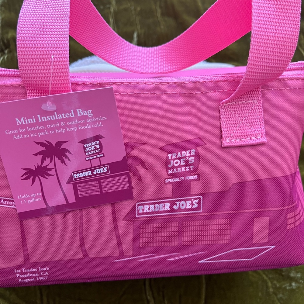 Pink and Purple Mini Bag with Beach Vibes